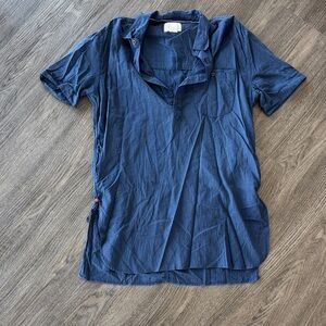Koto Casual Blue Short Sleeve Shirt